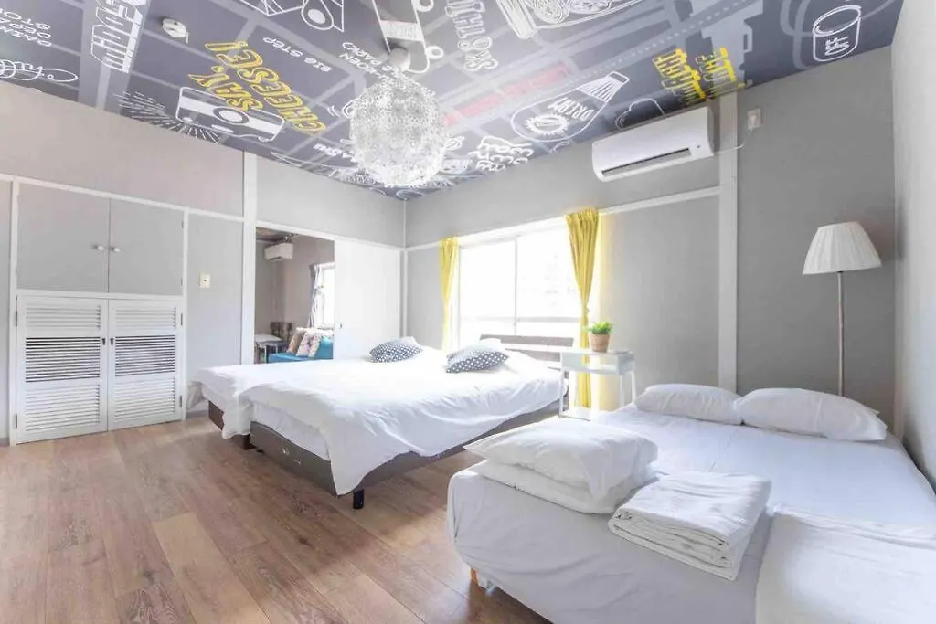 Apartmán Sanacion Namba 難波千日前の5Ldk120平米 駅徒歩2分 広々バルコニーでバーベキューも可能 Ósaka Japonsko