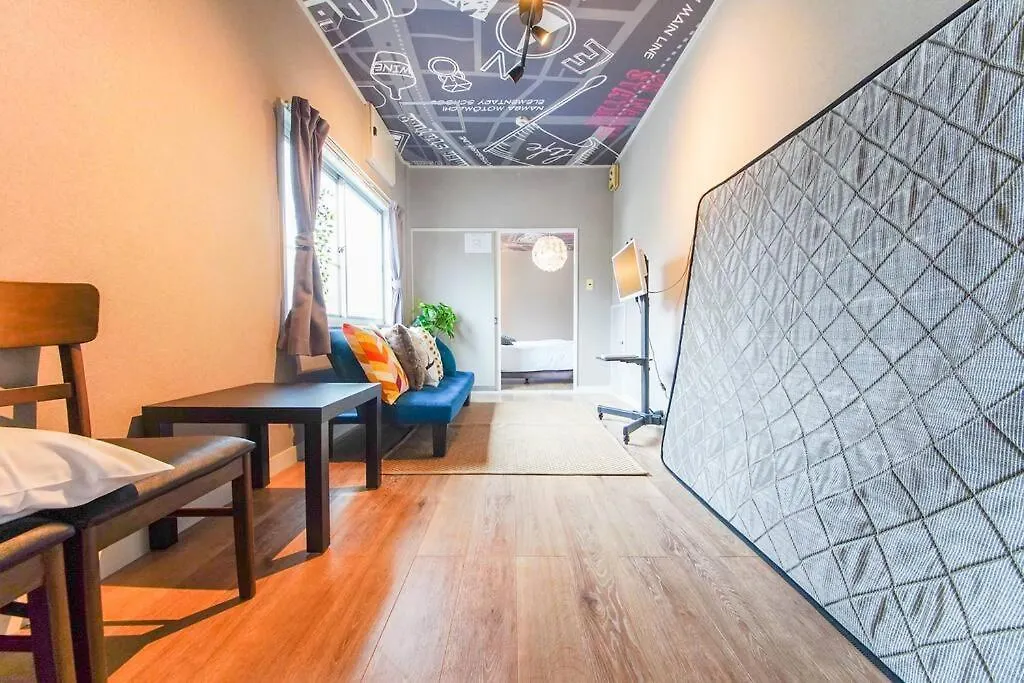 Apartmán Sanacion Namba 難波千日前の5Ldk120平米 駅徒歩2分 広々バルコニーでバーベキューも可能 Ósaka